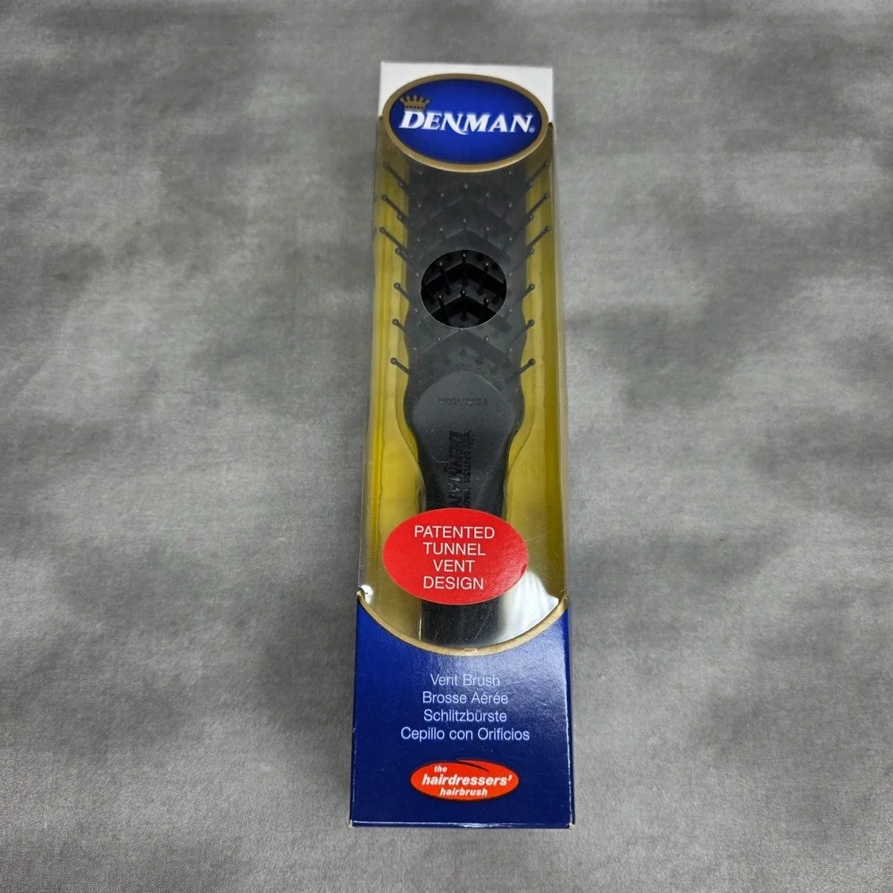 DENMAN # D100T Vent Hair Brush Detangling/Add Volume Ball Tip Bristles